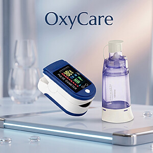 OxyCare = PulsOximetru + Cameră inhalare