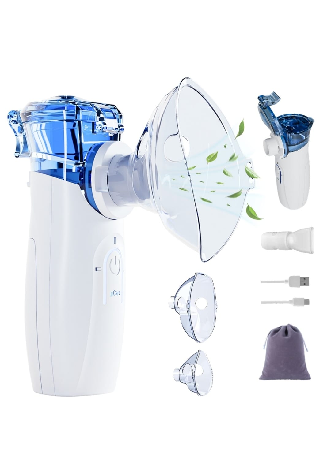 Nebulizator portabil BIVcare 2 cu ACUMULATOR încorporat