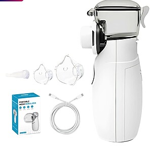 Nebulizator Portabil ZENTICARE 1 Ultrasonic - adulți și copii + Solițiile pentru nebulizare +Protocolul de utilizare în funcție de boală și simptomatologie.