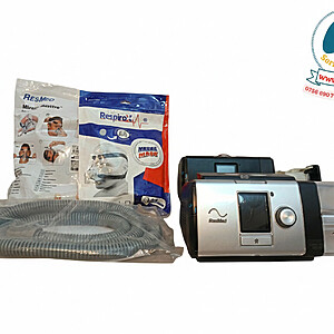 Dispozitiv BIPAP ResMed Lumis 150 VPAP ST – Ventilator Non-Invaziv Avansat pentru Terapie Respiratorie + Umidificator + Toate accesoriile - SH