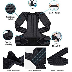 Corset Corector pentru Postură și Susținerea Ergonomică a coloanei vertrbrale