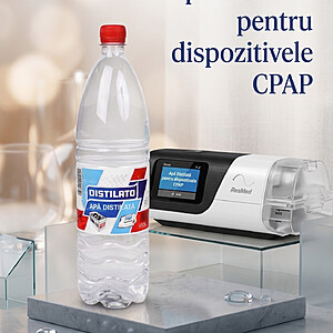 Apă Distilată pentru dispozitivele CPAP/APAP - 1.5 litri