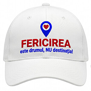 Șapcă personalizată din colecția - FERICIREA este drumul, NU destinația!